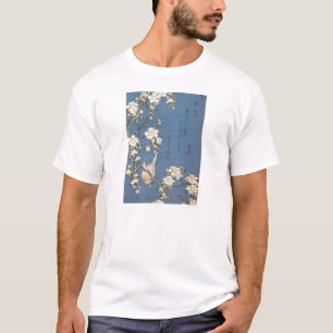 Schlag Tscherisch und Bullfinch, Hokusai, 1834 T-Shirt