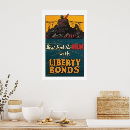 Schlag zurück poster (Küche)