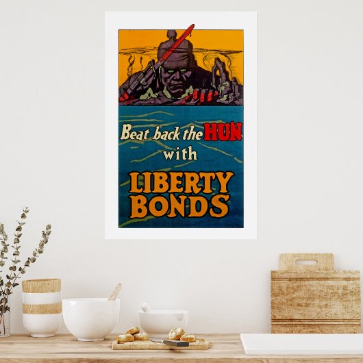 Schlag zurück poster (Küche)