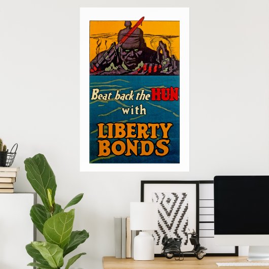 Schlag zurück poster (Heimbüro)