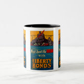 Schlag zurück zweifarbige tasse (Mittel)