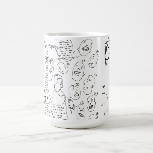 Schlag-Zyklus-Schädel-Tasse Kaffeetasse (Mittel)
