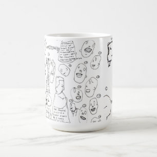 Schlag-Zyklus-Schädel-Tasse Kaffeetasse