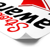 Schlaganfall Bewusstsein 5 Poster (Ecke)