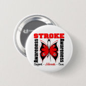 Schlaganfall Butterfly Button (Vorne & Hinten)