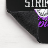 Schlaganfall Epilepsie Lila Baseball Epilepsie-Bew Mousepad (Ecke)