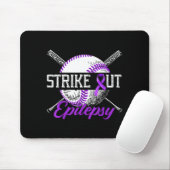 Schlaganfall Epilepsie Lila Baseball Epilepsie-Bew Mousepad (Mit Mouse)