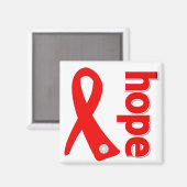 Schlaganfall-Krankheit Hoffnung Magnet (Vorderseite/Rückseite)