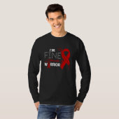 Schlaganfall Krieger Mir geht's gut T-Shirt (Vorne ganz)