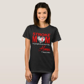 Schlaganfall Mama I Bergbau T-Shirt (Vorne ganz)
