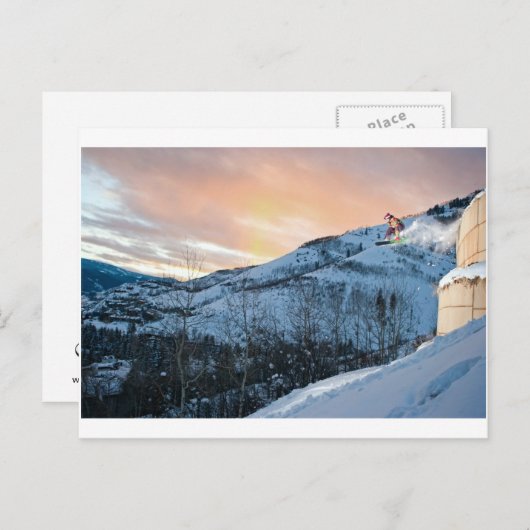 Schlaganfall Postkarte (Vorne/Hinten)