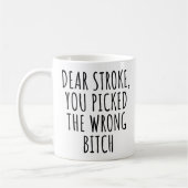 Schlaganfall-Überlebender Kaffeetasse (Links)