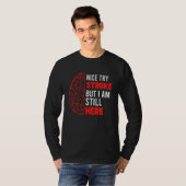 Schlaganfall-Überlebender Schlaganfall-Bewusstsein T-Shirt (Vorne ganz)