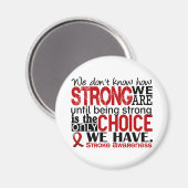 Schlaganfall, wie stark wir sind magnet (Vorderseite/Rückseite)