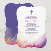 Schlaganfallbestätigung Einladung (Vorne/Hinten)