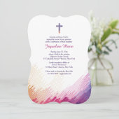 Schlaganfallbestätigung Einladung (Stehend Vorderseite)