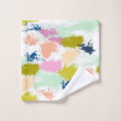 Schlaganfälle , Farben , Ölfarbe Badhandtuch Set (Waschlappen)