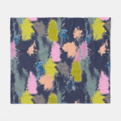 Schlaganfälle , Farben , Ölfarbe Fleecedecke (Vorderseite (Horizontal))
