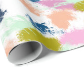 Schlaganfälle , Farben , Ölfarbe Geschenkpapier (Rolleneckpunkt)