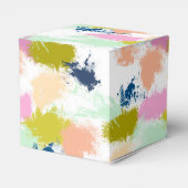 Schlaganfälle , Farben , Ölfarbe Geschenkschachtel (Rückseite)