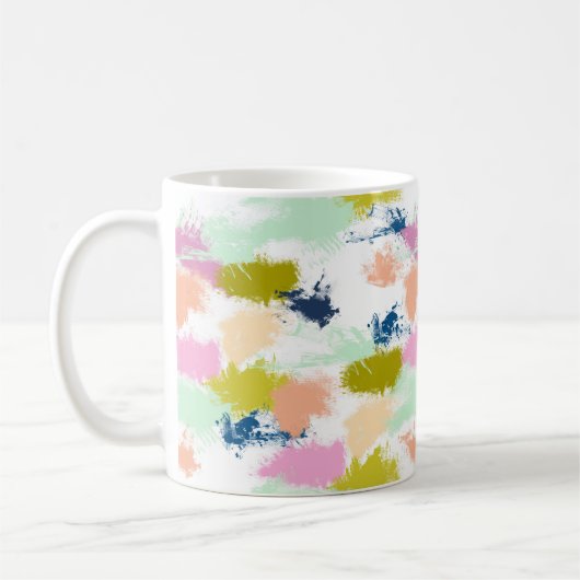 Schlaganfälle , Farben , Ölfarbe Kaffeetasse (Links)