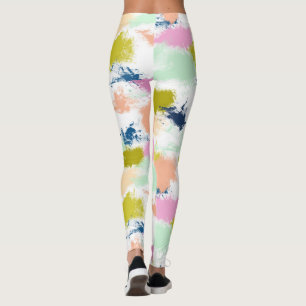 Schlaganfälle , Farben , Ölfarbe Leggings
