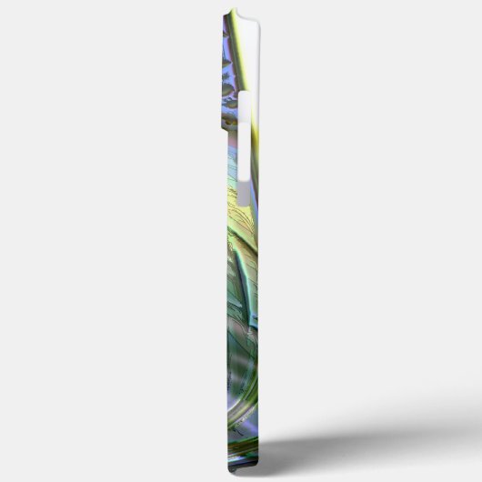 Schlaganfälle im Bambusstil, sanft, grün Case-Mate iPhone Hülle (Rückseite / Links)