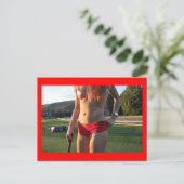 Schlaganfallpostkarte Postkarte (Stehend Vorderseite)