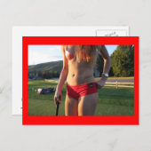 Schlaganfallpostkarte Postkarte (Vorne/Hinten)