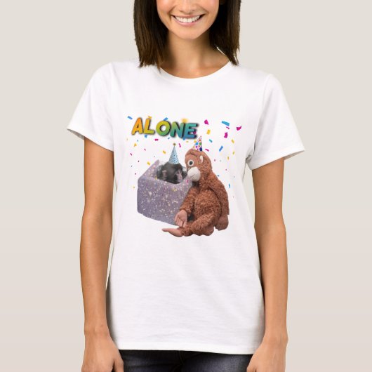 Schlage den Affen T-Shirt (Vorderseite)