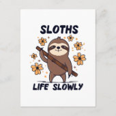 Schläge, die das Leben langsam Begleitkarte (Rückseite)