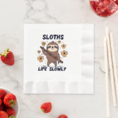 Schläge, die das Leben langsam Serviette (Beispiel)