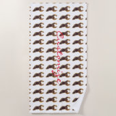 Schläge, die sich aus Thunder_Cove heraushalten Strandtuch (Vorderseite)