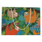 Schläge, die sich in Bäumen verbergen Große Geschenktüte (Rückseite)