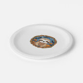 Schläge, Heilschlucht, Oktober, Herbst, Erntedank  Pappteller (Schrägansicht)