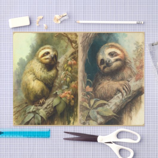 Schläge in einem Baum Seidenpapier (Handwerk)