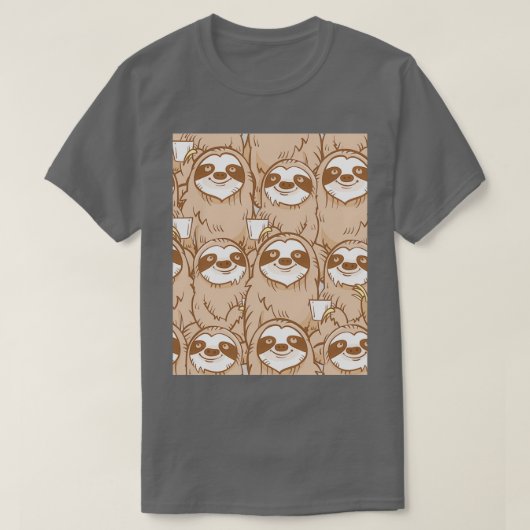 Schläge mit Kaffee Graphic T-Shirt (Design vorne)