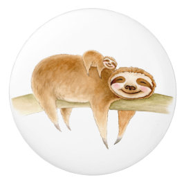 Schläge niedliche whimsy Aquarellkunst Türknauf Keramikknauf