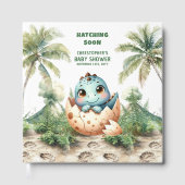 Schläge Soon Boy Baby Guest Keepake Gästebuch (Vorderseite)