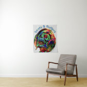 Schläge und Flügel Wandteppich (Beispiel)