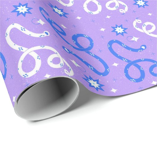 Schläge und Glitzern Geschenkpapier (Rolleneckpunkt)