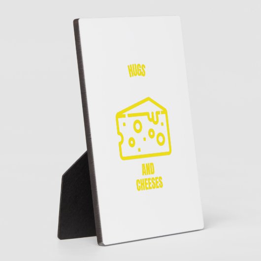 Schläge und Käse lustige Käse-Witze Fotoplatte (Seite)