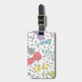 Schläge und Musikstiche Gepäckanhänger (Vorderseite vertikal)