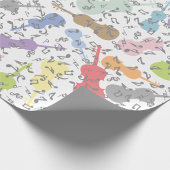 Schläge und Musikstiche Geschenkpapier