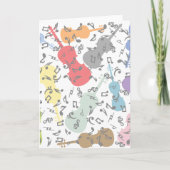 Schläge und Musikstiche Karte (Vorderseite)