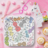 Schläge und Musikstiche Pappteller (Party)