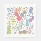 Schläge und Musikstiche Serviette (Vorderseite)