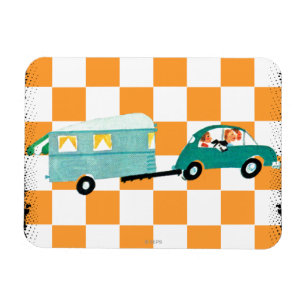 Schlagen der offenen Straße 1 Magnet