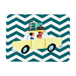 Schlagen der offenen Straße 2 Magnet