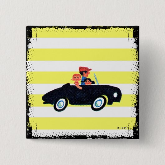 Schlagen der offenen Straße 3 Button (Vorderseite)